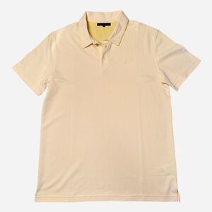Extracurricular Light Yellow Golf Polo Shirt Size L